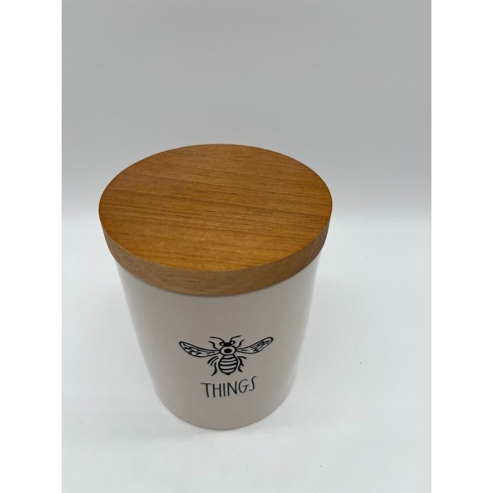 VHTF NWT Rae Dunn Things Container - Picture 2 of 4